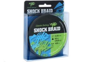 Šnúrka Shock Braid Green 100m 0,35mm 65lb